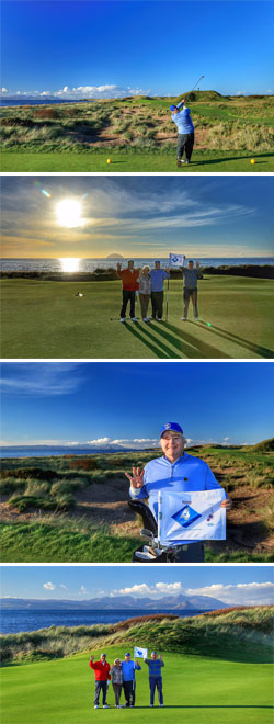 From Turnberry to Dornoch: Nick Edmund takes the Global Golf4 Cancer campaign to Scotland